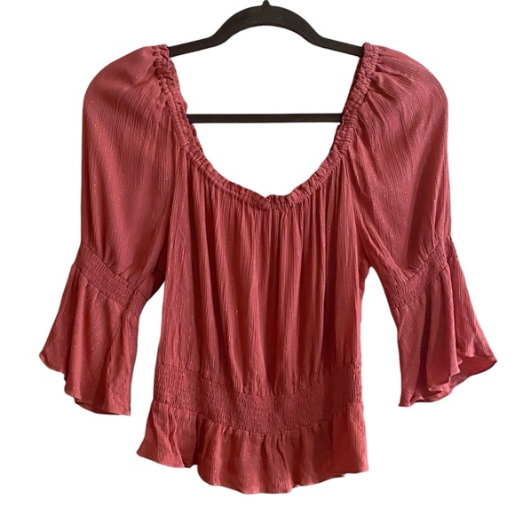 Rachel Zoe Coquette Shirred Waist and Sleeves with 3/4 Sleeves - Picture 2 of 6